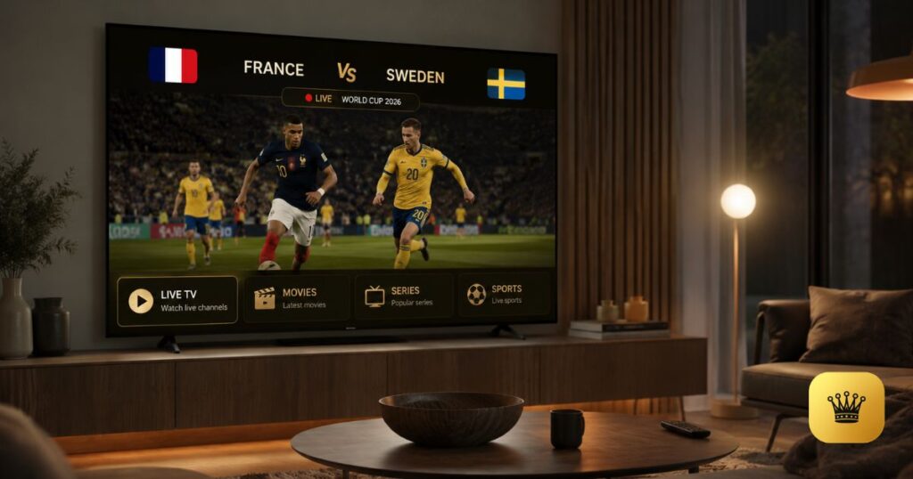 Frankrike Sverige TV och streaming