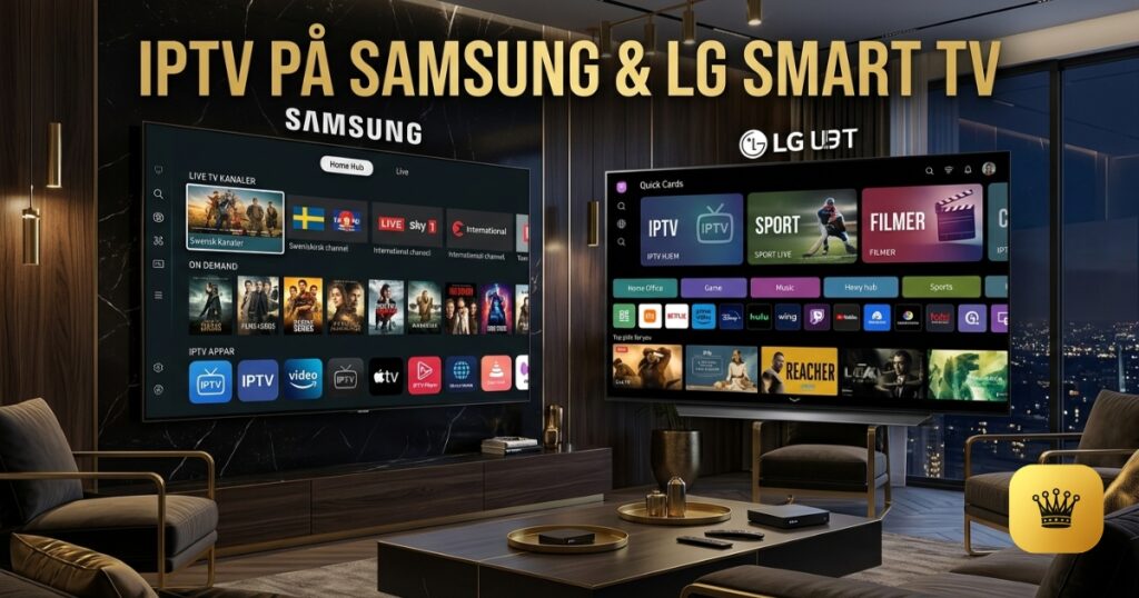 IPTV på Samsung och LG Smart TV
