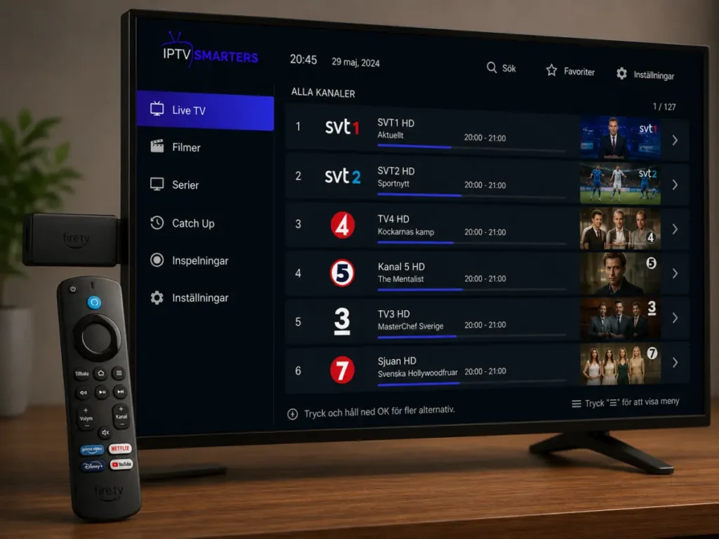 Hur installerar man IPTV på Firestick