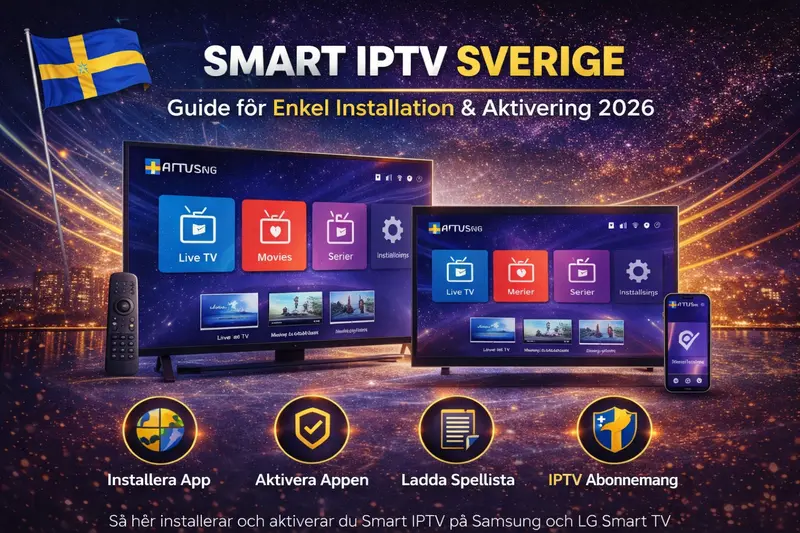 IPTV Sverige för Smart TV